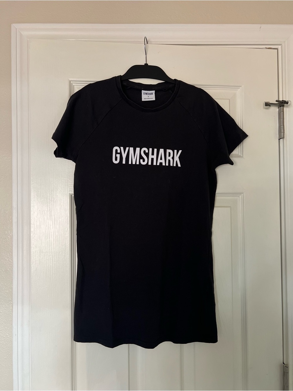 Gymshark Black Short Sleeve Logo Tee